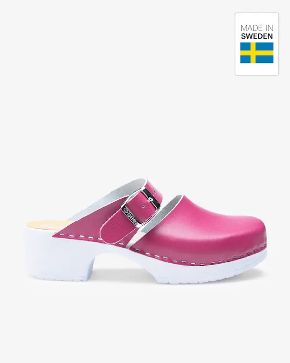 Beez Belle Mørkerosa Arbeidssko