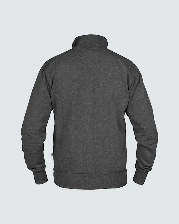 Texstar Sweatshirt med dragkedja Herr Graphite