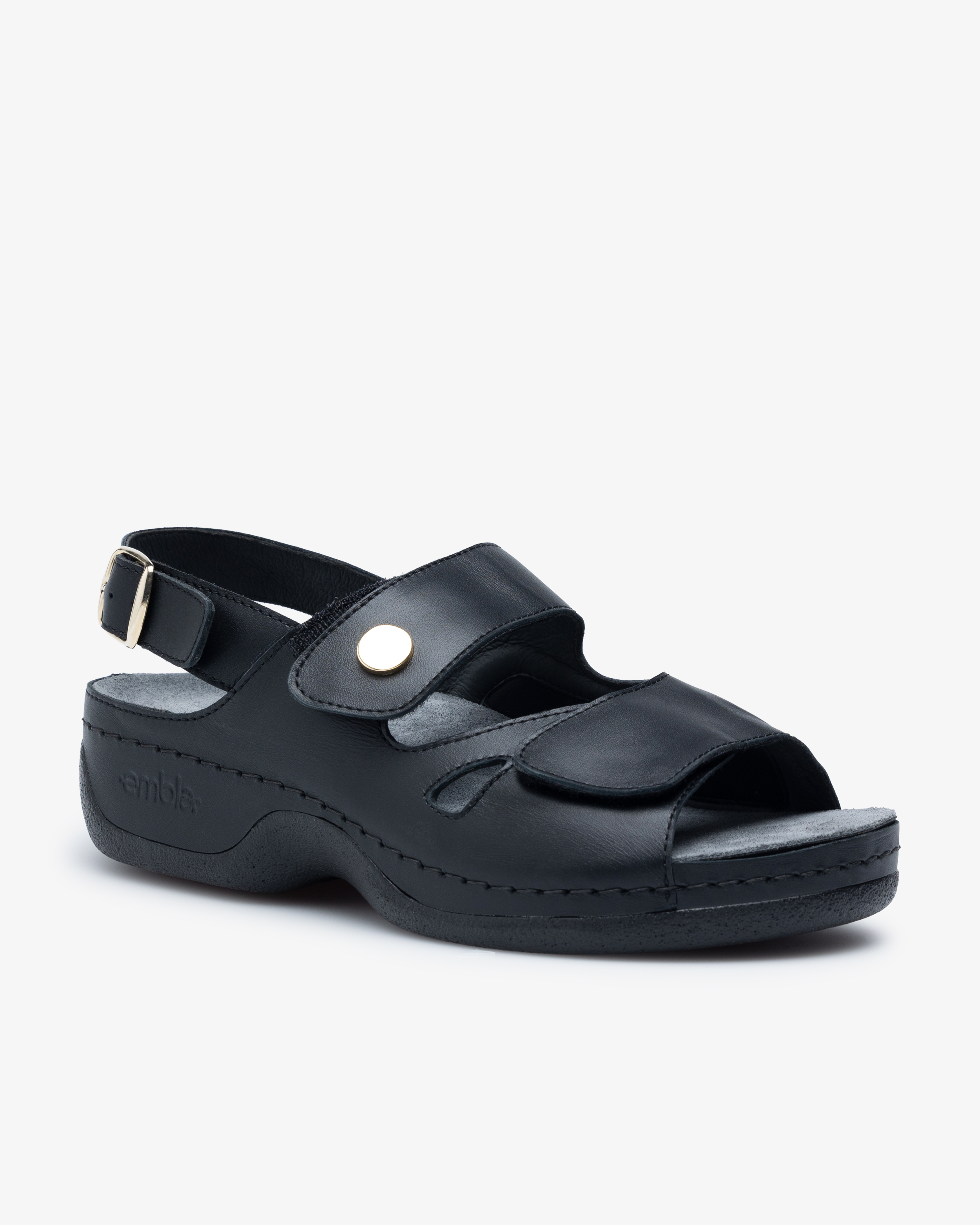 Embla 2672 Ergoflex Sandal Svart
