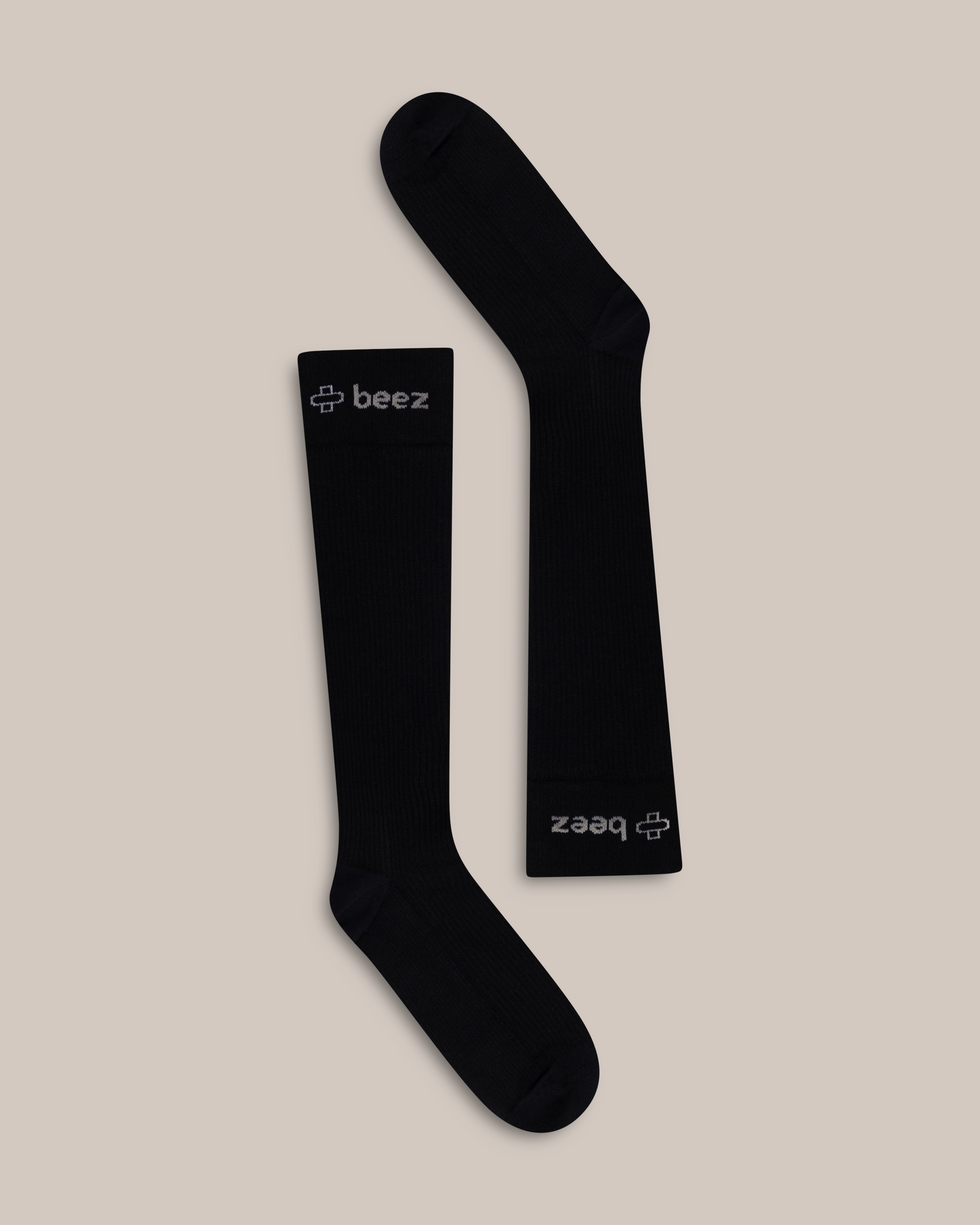 Stödstrumpor Hedvig/Hani Bambu Svart 3-pack