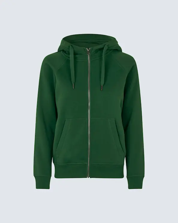 ID Identity Core Hoodie Zip Dam Mörkgrön