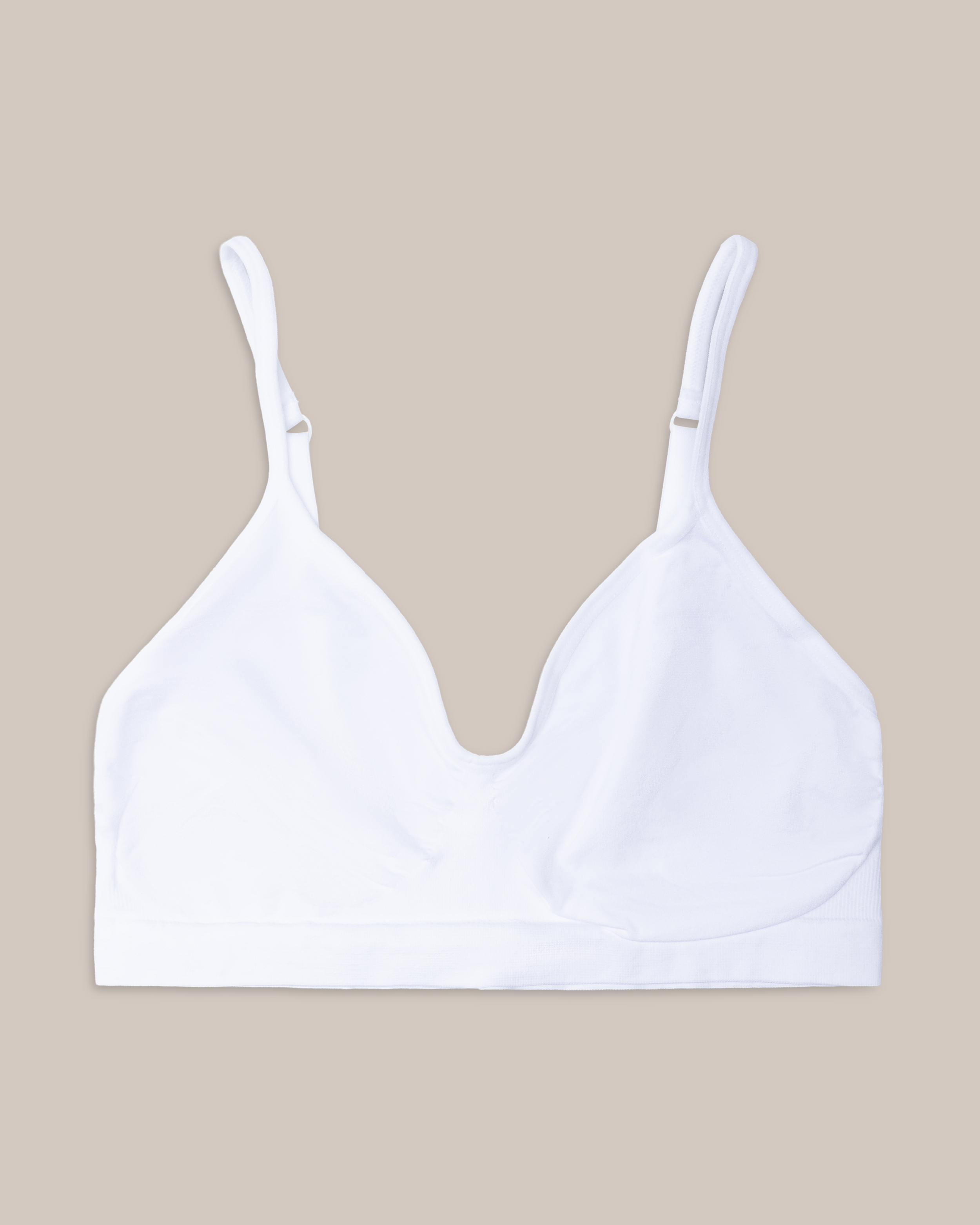 Seamless Topp Marie Vit Smala band