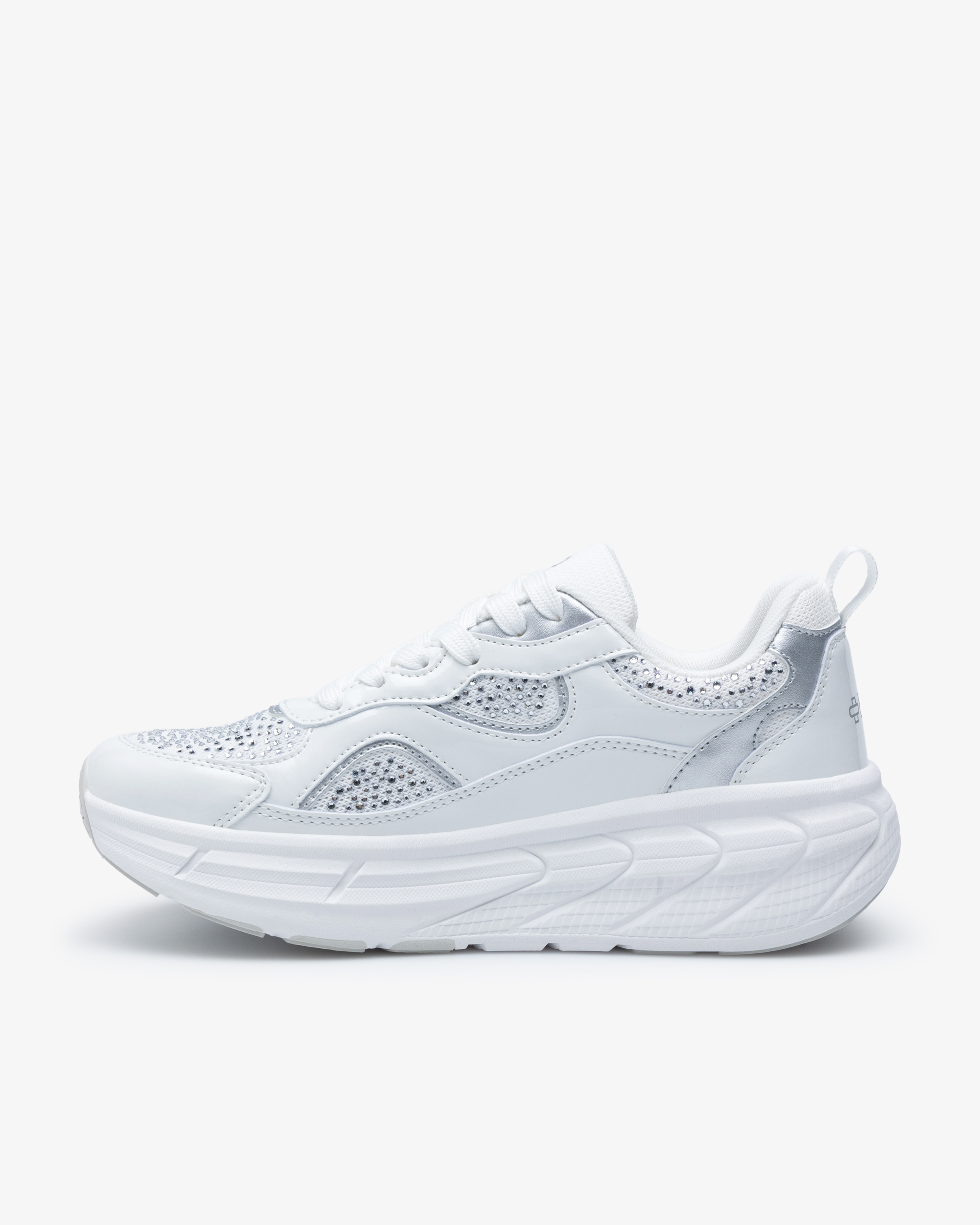Beez Pulse Sneakers Silver strass