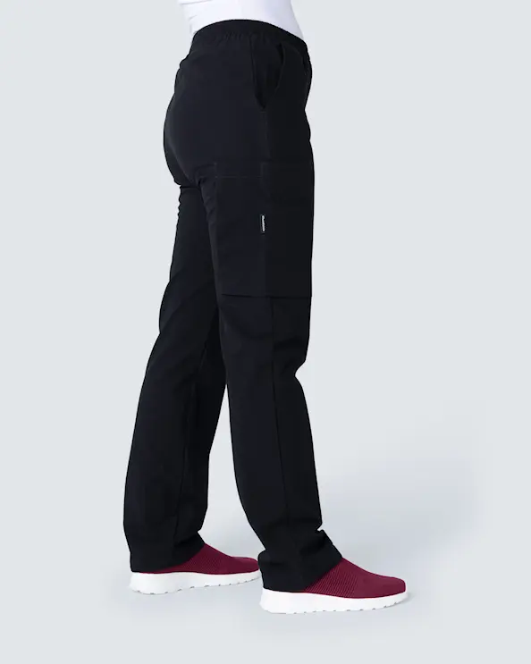 Almedahls Svart Byxa med Resår Unisex