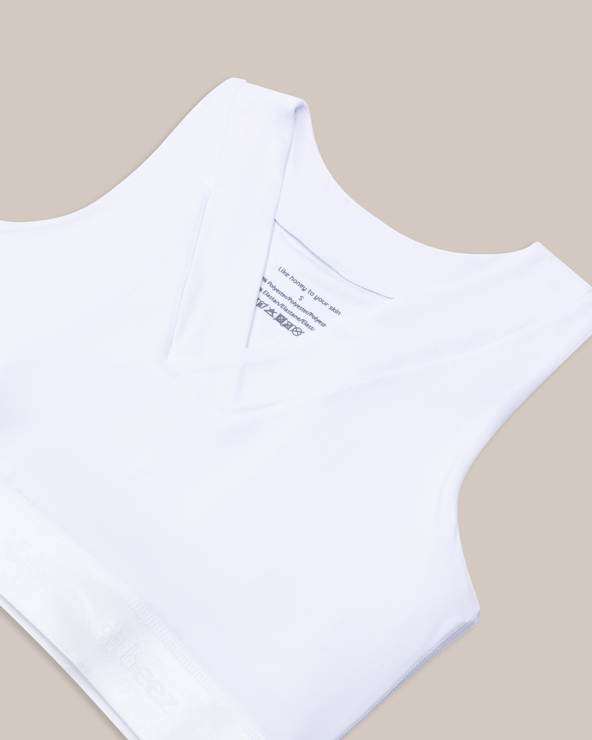 Beez Sport Topp Hvit 3-pakning