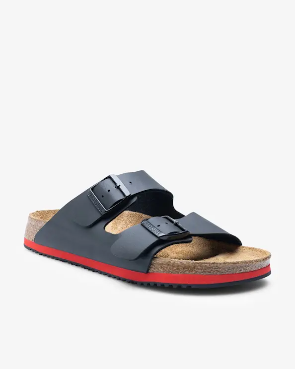 Birkenstock Professional Arizona Sandal Svart, Röd Sula