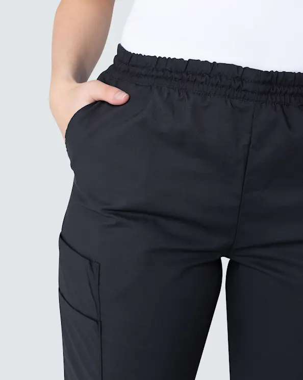Almedahls Svart Byxa med Mudd Stretch Unisex