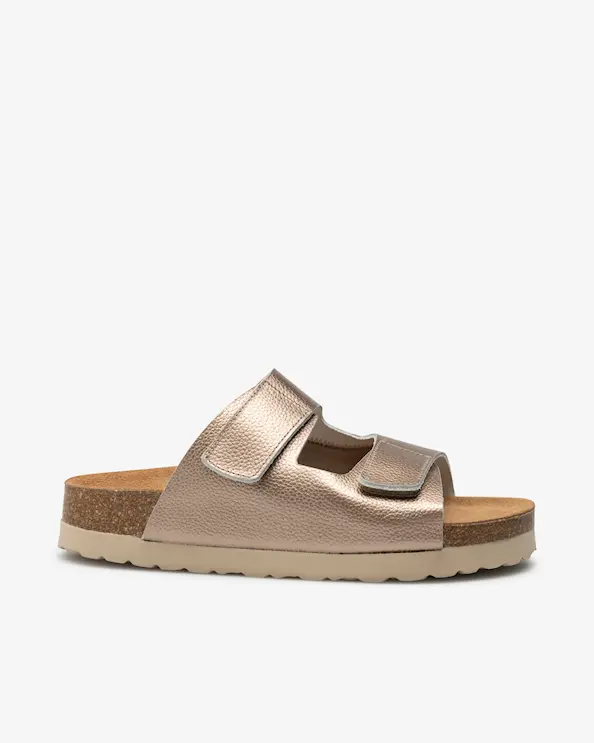 Embla 2526 Damesandal Ergoflex Champagne/Metallic