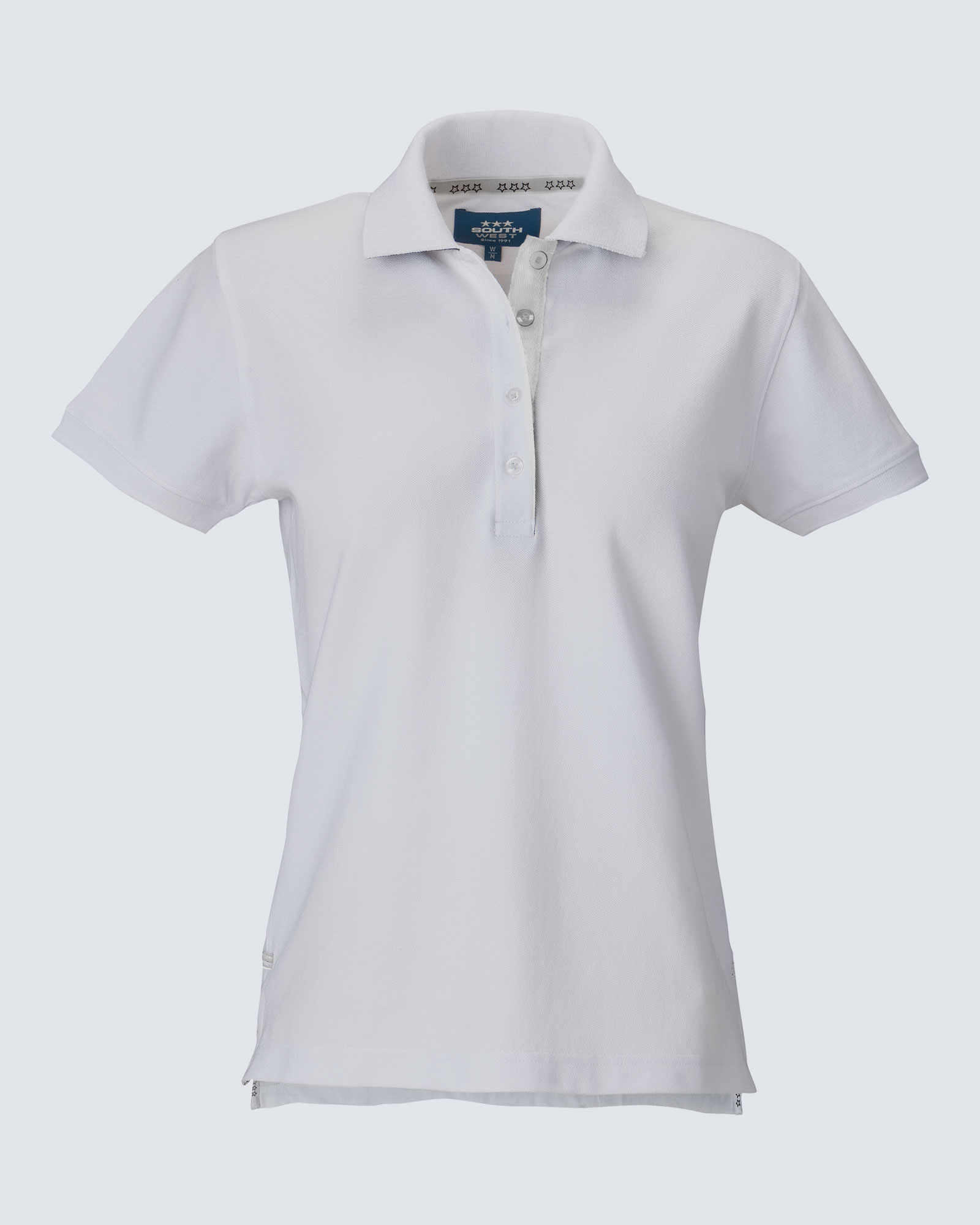 South West Marion Solid Piké  Vit