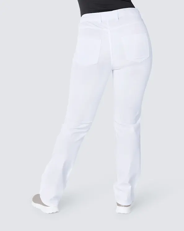 South West Nova Hvid Slim-fit Bukser Dame