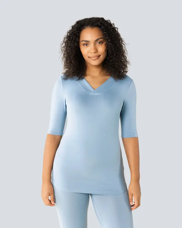 Beez Basics T-shirt 3/4 ärm Blå