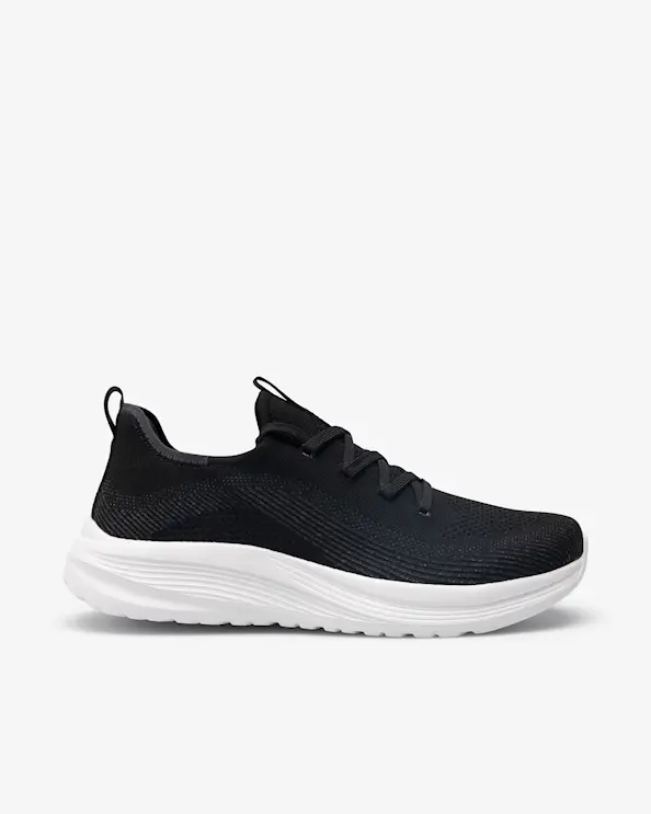 Beez SENSE LACE Slip-on Sneaker Svart/Svart