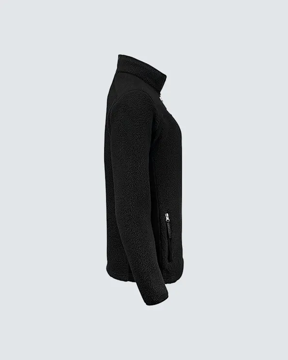 Texstar Pile Fleece Jacka Dam Svart