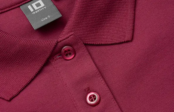 ID Identity Naisten Pikeepaita Kirsikanpunainen