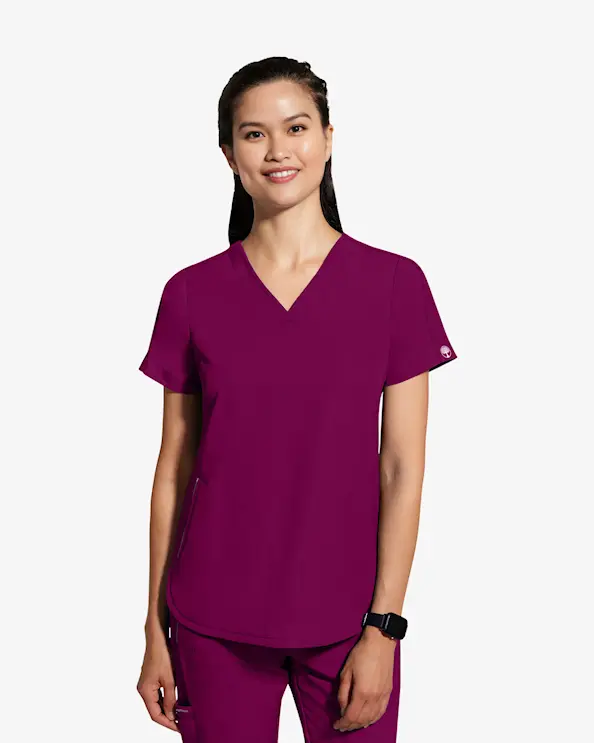 Healing Hands 360 Tunika HHE2285 Vinröd