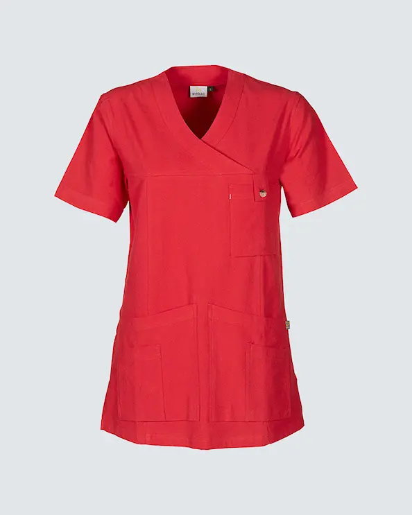 Nytello Naisten Hoitajanpaita Crinkle Punainen