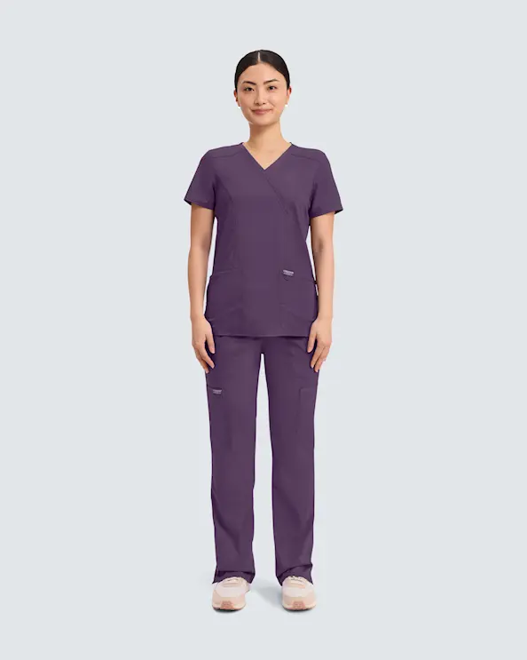 Cherokee Revolution Mock Wrap Top WWE610 Liila