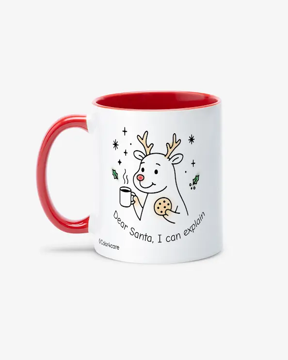 Krus Dear Santa Rød