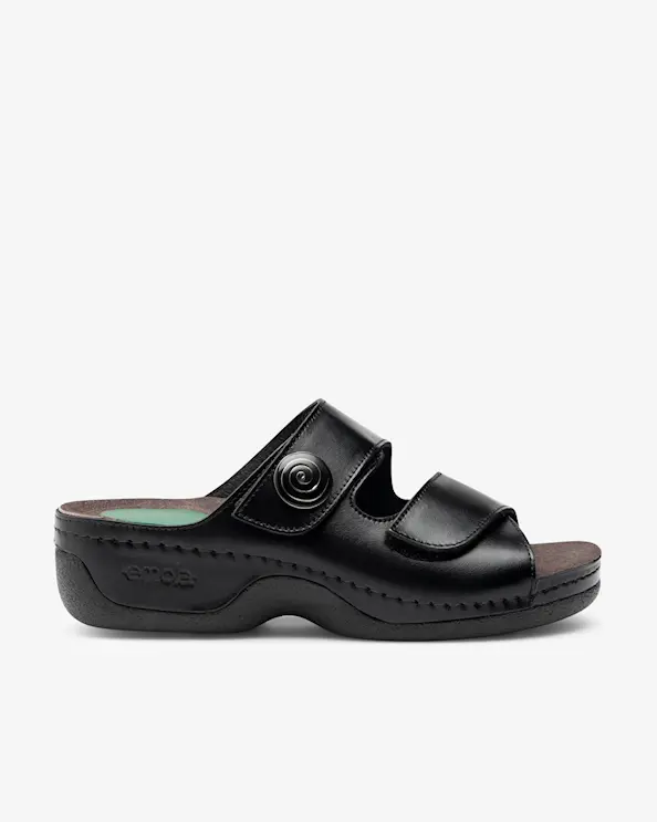 Embla 1535 Ergoflex Sandal Svart