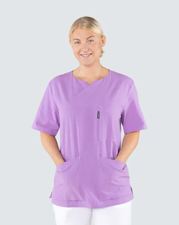Almedahls Lila Krinklad Bussarong Unisex