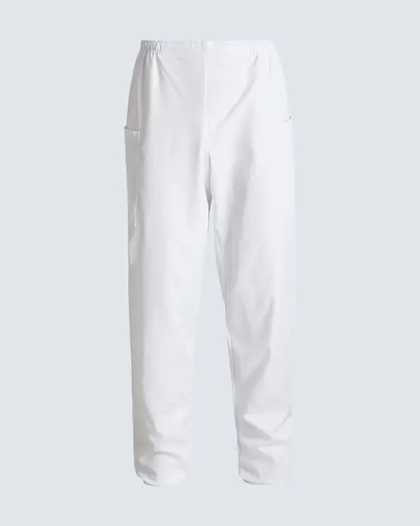 Kentaur Comfy Fit Tencel Arbeidsbukse -7 cm Hvit