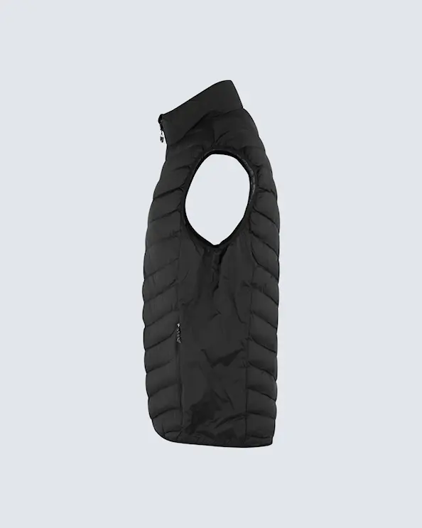 ID Identity vattert herrevest Svart