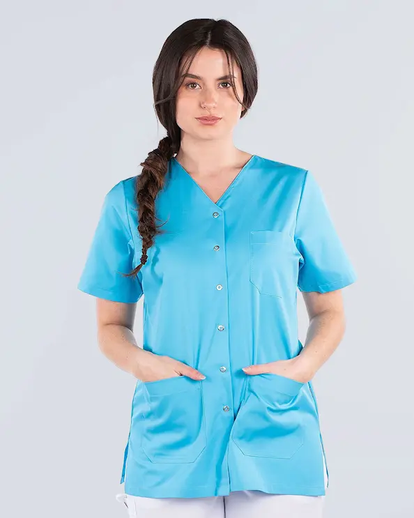 Nybo Charisma Turkis Tunika med knapper Dame