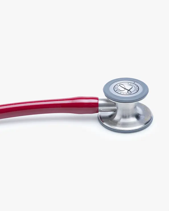 Littmann Cardiology IV Stetoskop Mørkerød/Rustfrit stål