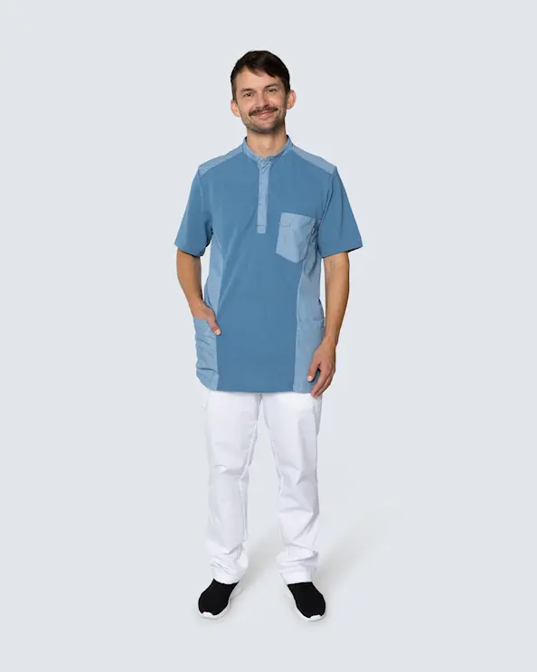 Kentaur Pique polo for herrer Grå Blå