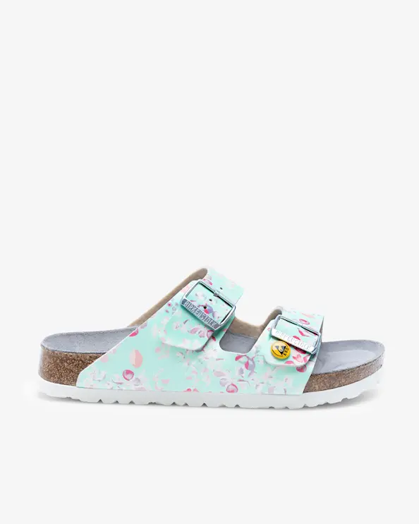 Birkenstock Pro Arizona ESD Sandal Smal Mint Blommig