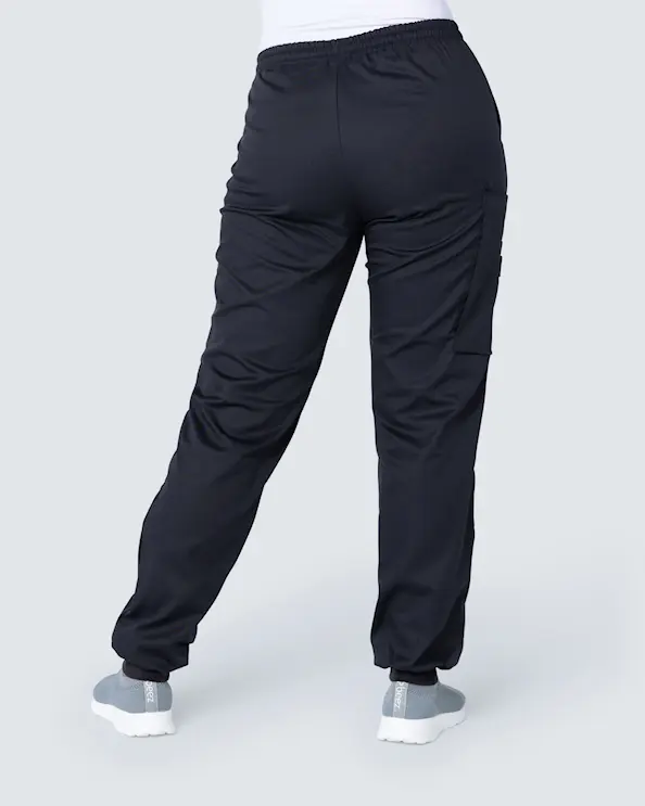 Almedahls Musta Mansettihousut Unisex
