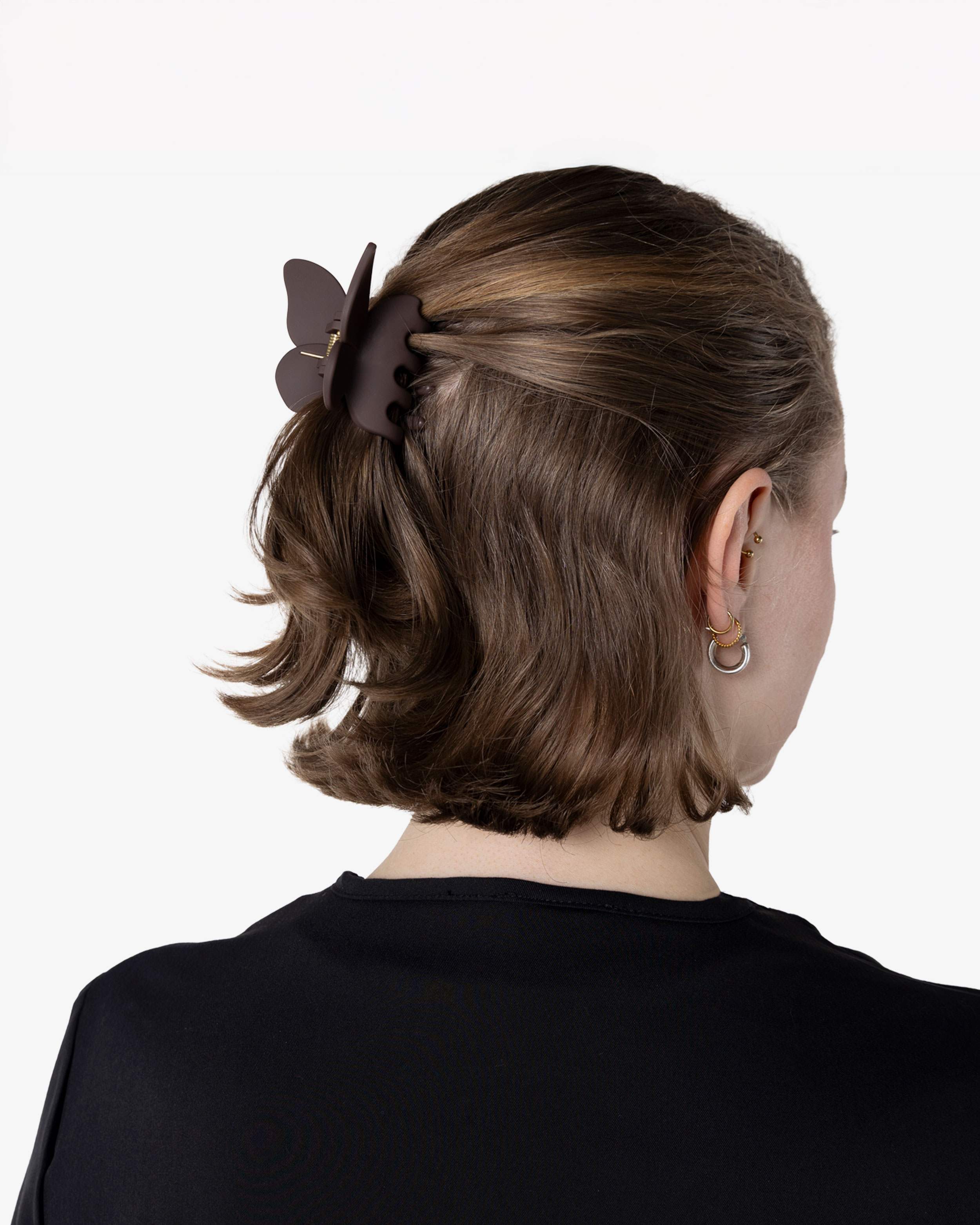 Léonie Hiusklipsi Perhonen Suklaa