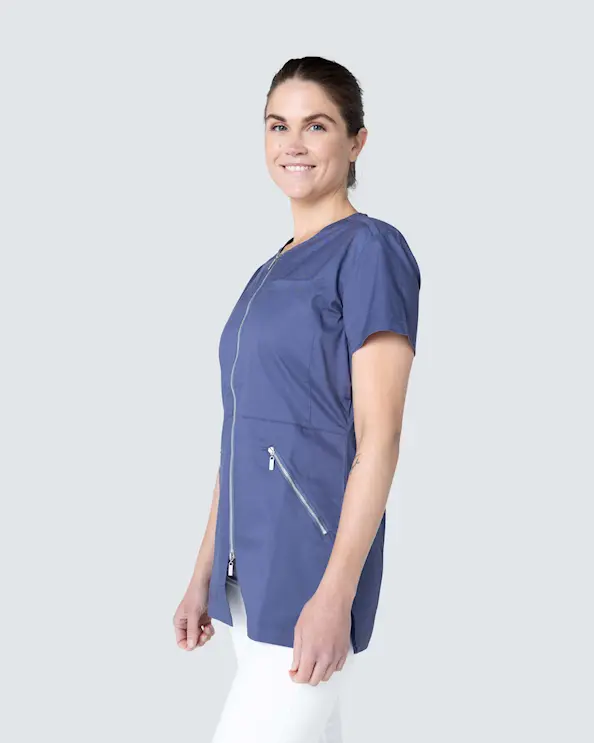 WAW Leah Zip Top Blue