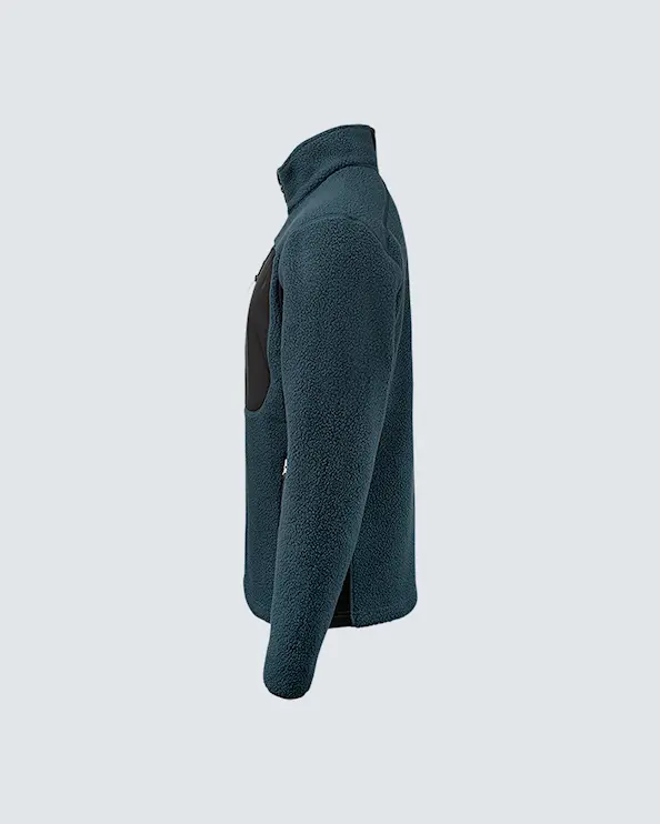 Texstar Pile Fleece-jakke for menn Blå