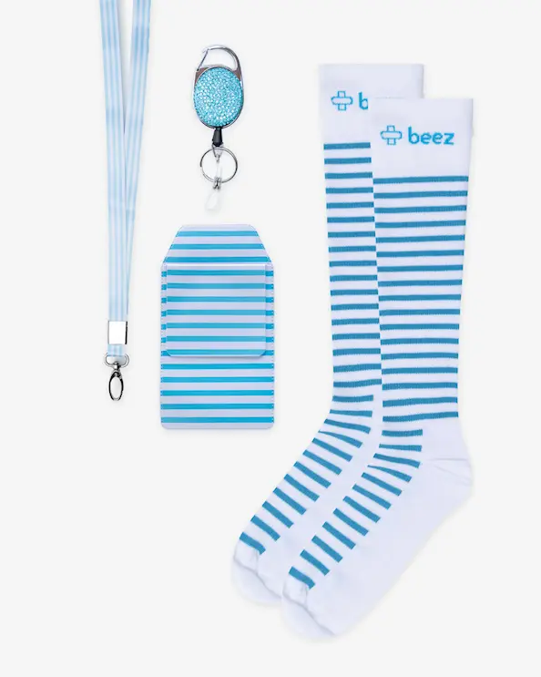 Støttestrømper Kit Stripet