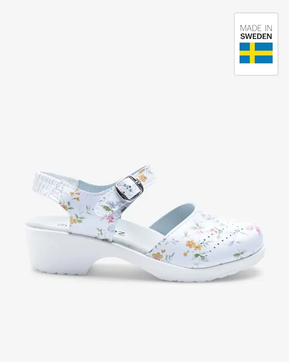 Beez Arbeidssko Tidløs, matt Floral