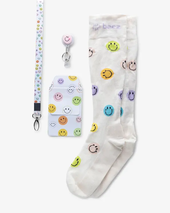 Stödstrumpor Kit Happy