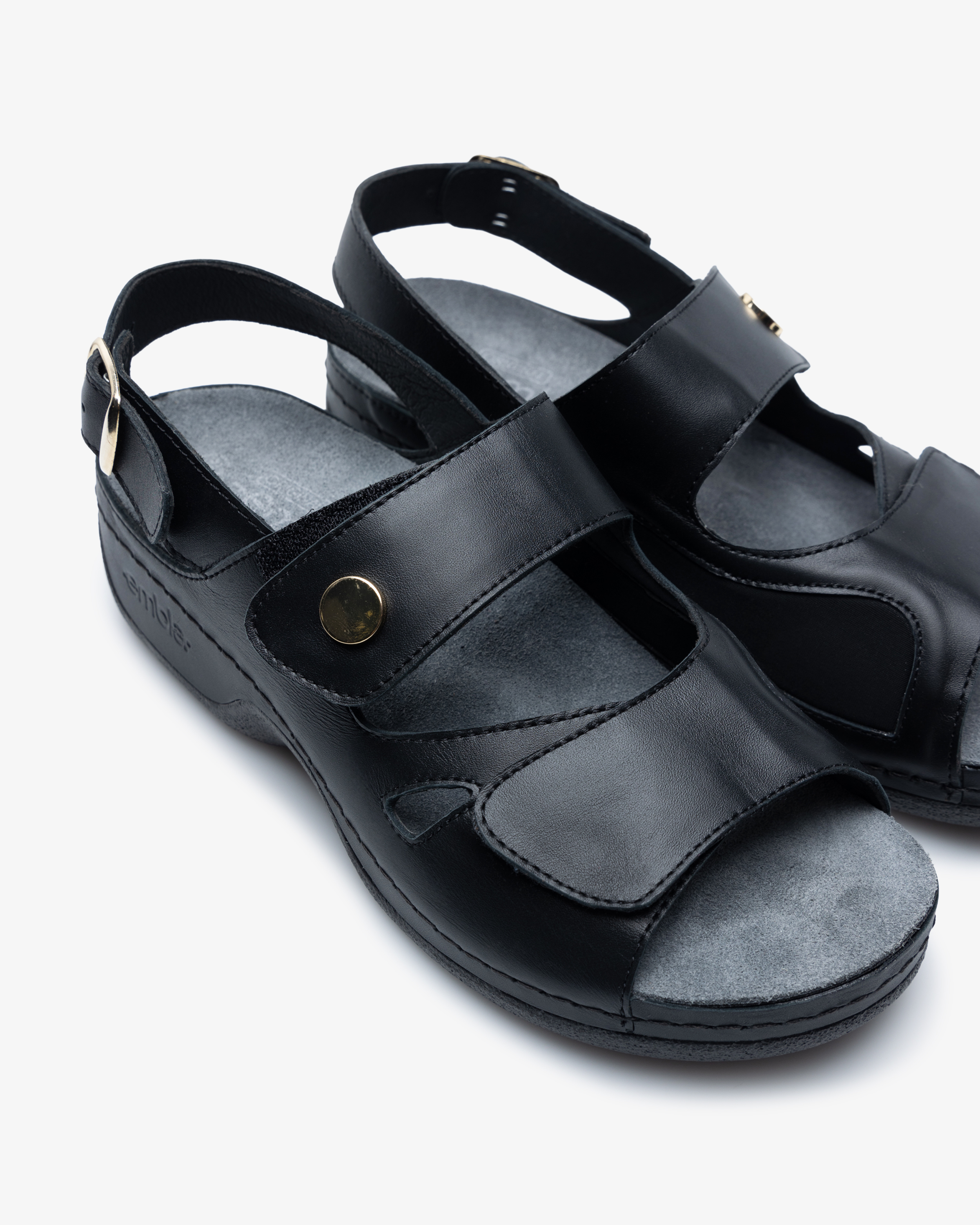 Embla 2672 Ergoflex Sandal Svart
