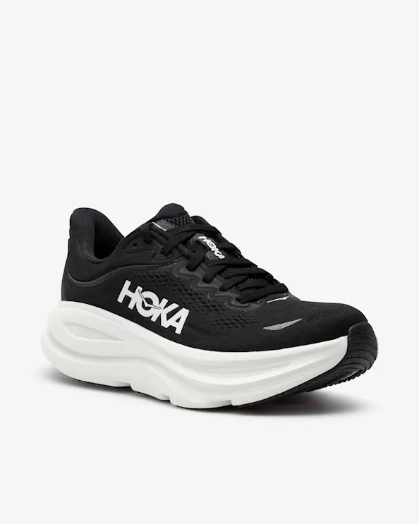 Hoka W Bondi 9 Joggesko Black/White