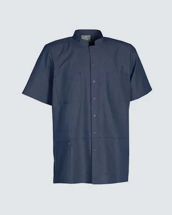Nybo Nature Navy Tunika med Knapper Unisex
