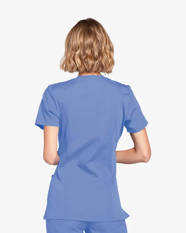 Cherokee Originals Mock Wrap Top WWE650 Hellblau