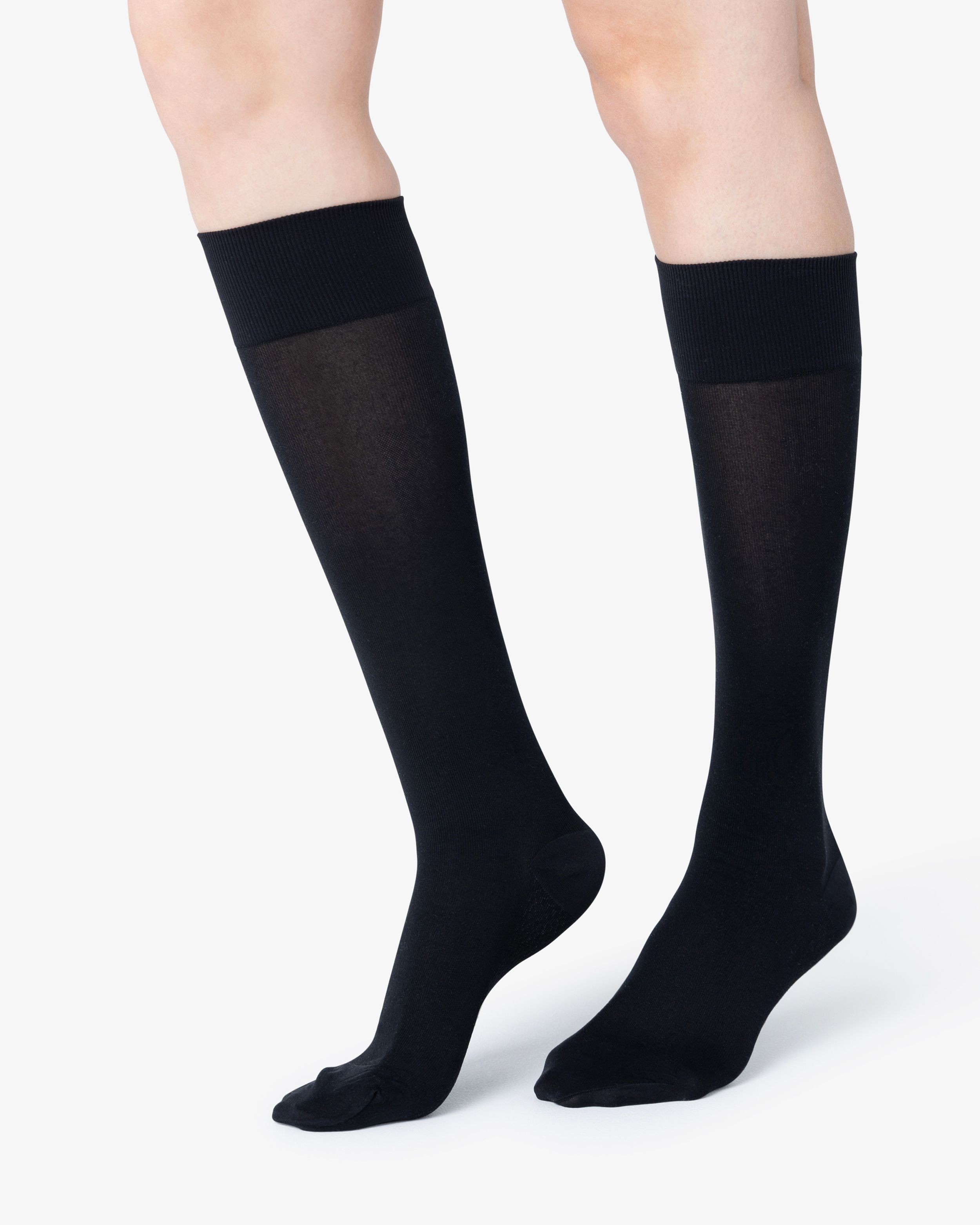 Segreta Skywalk Light Svart Stödstrumpa