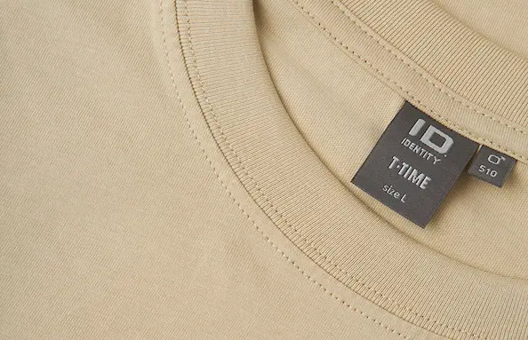 ID Identity T-shirt T-TIME Herr Beige