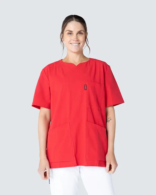 Almedahls Rød Kriklet Kittel Unisex