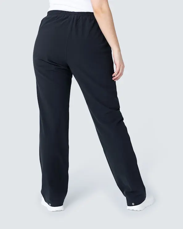 Hejco Crinkle Drew Svart Byxa Unisex