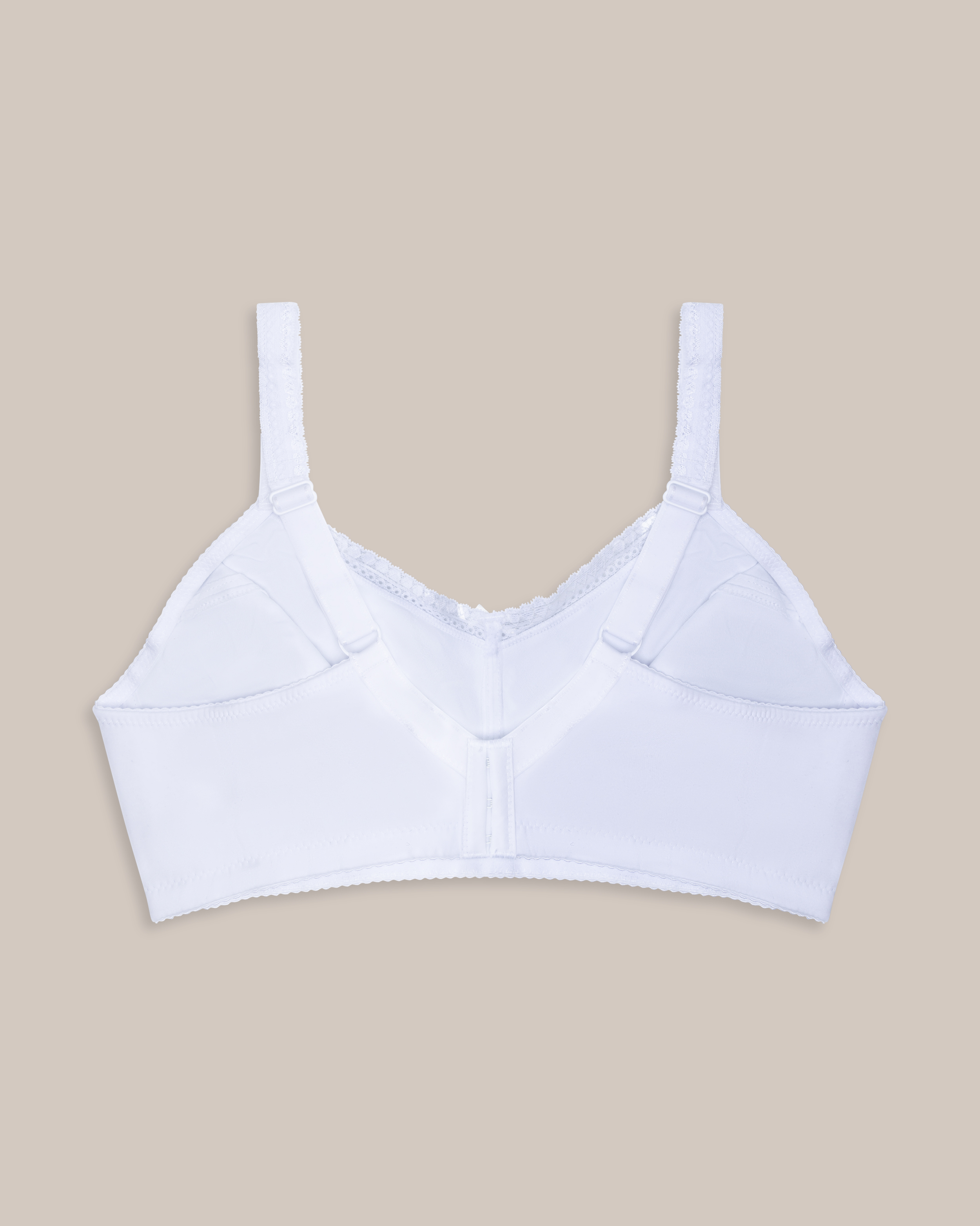 BH Bomull Dekorativ Spets Vit