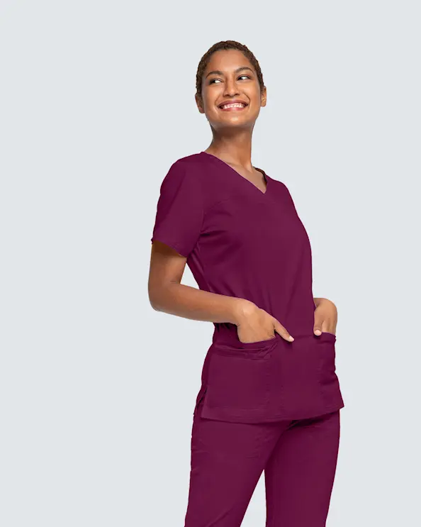 Cherokee Core Stretch Tunika WWE4727 Vinröd