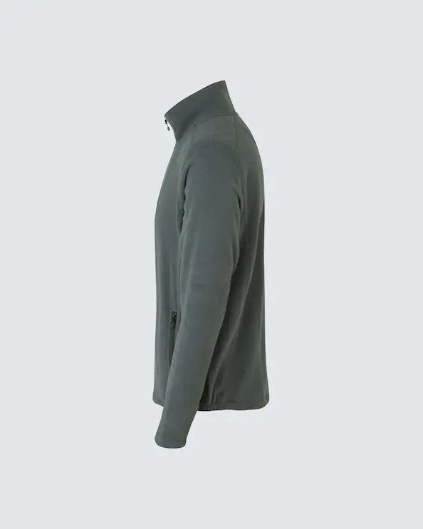 ID Identity Cardigan Microfleece Herr Grå