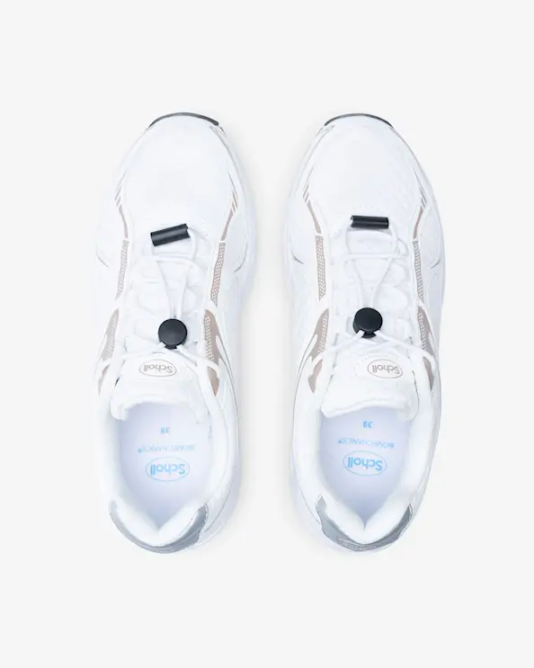 Scholl Sprinter Easy White/Bronze Sneakers