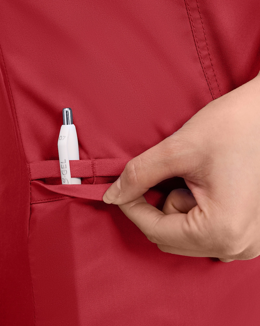 Cherokee Revolution Mock Wrap Top WWE610 Punainen